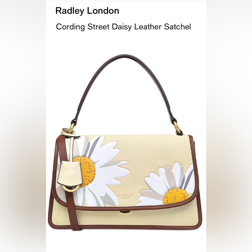 Radley London Cording Street Daisy Leather Satchel